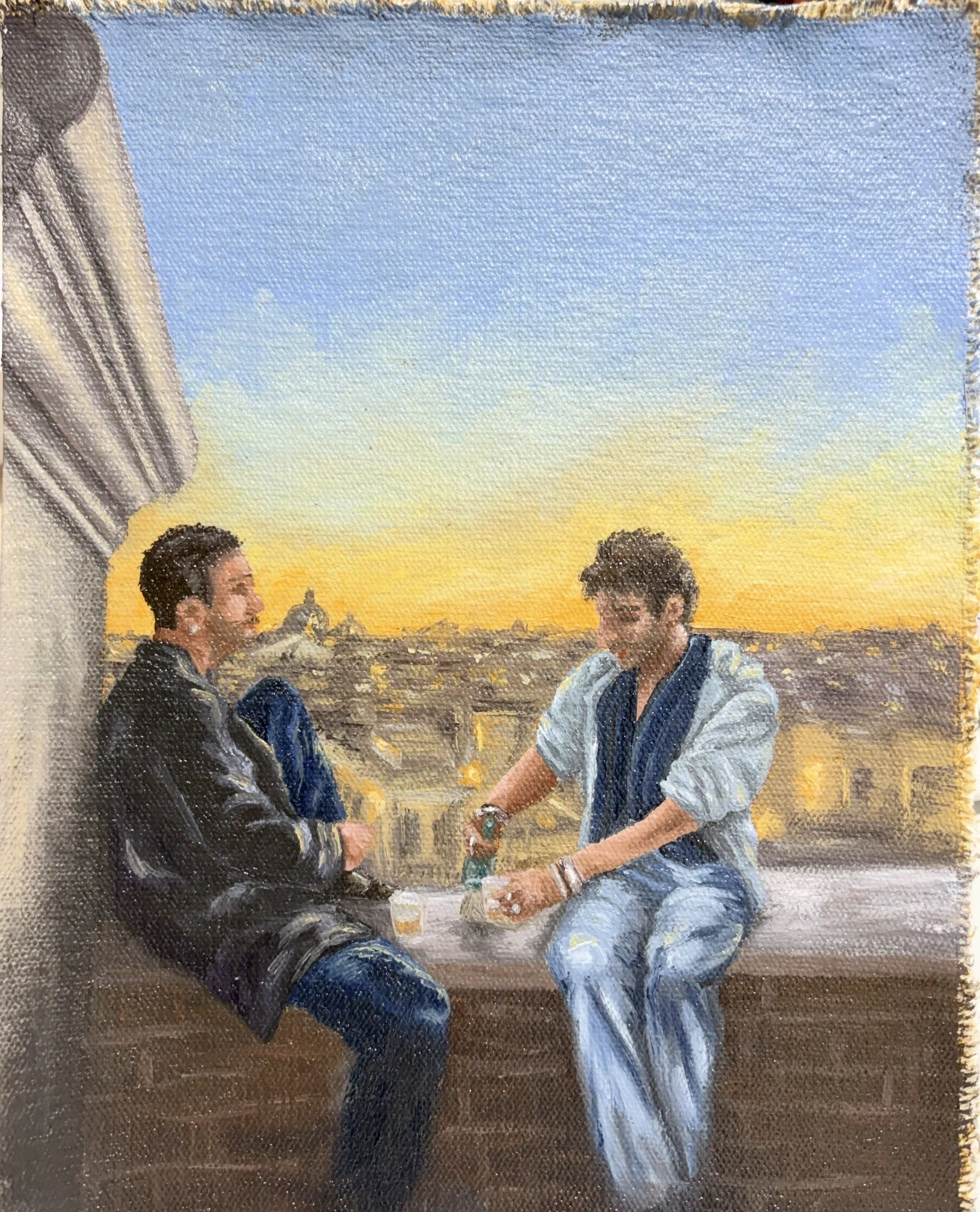 ‘Campo Marzio’ oil paint on canvas, 25 by 20cm, July 2026