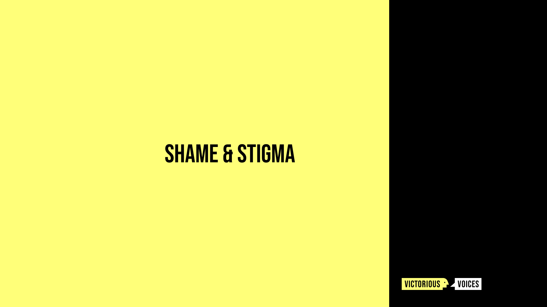 Shame &amp; Stigme: I’ve not told them about your CSA because I wanted them to meet you as you
