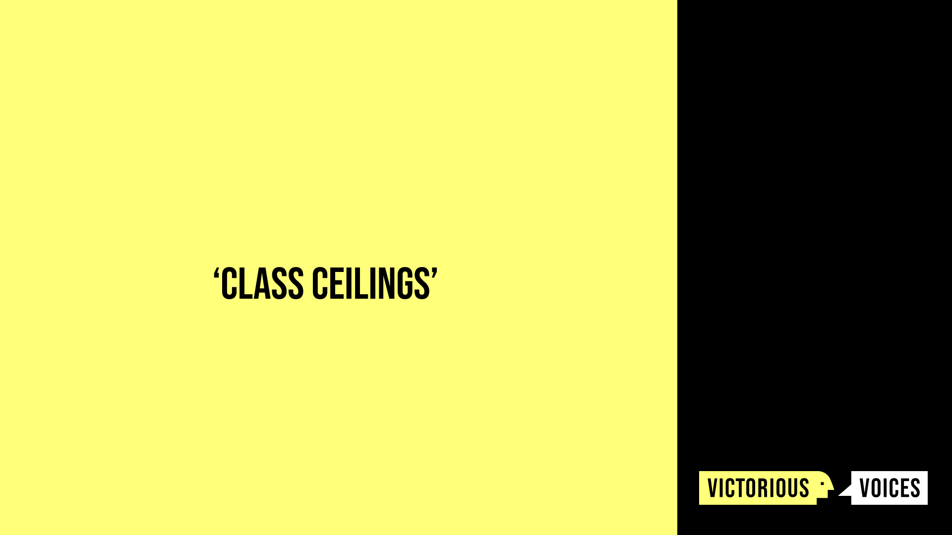 ‘Class Celings’