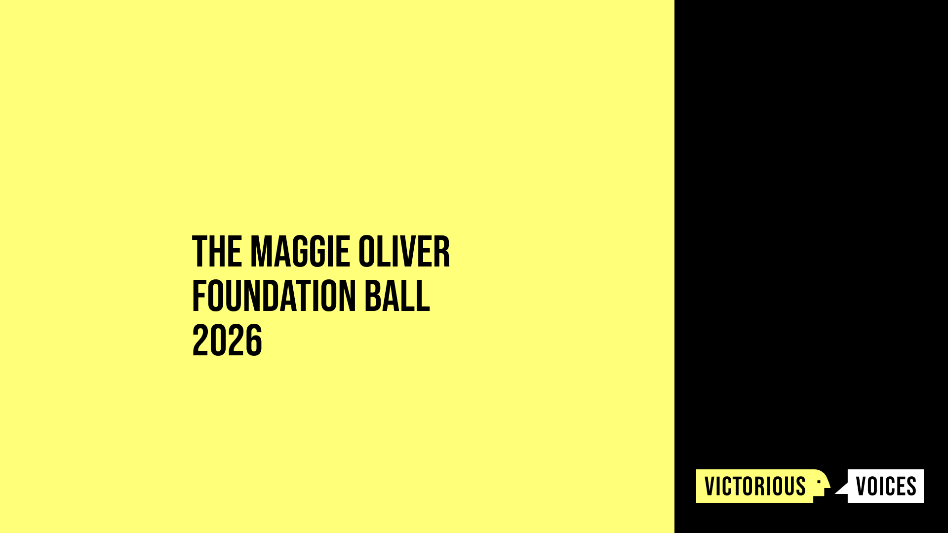 The Maggie Oliver Foundation Ball 2026
