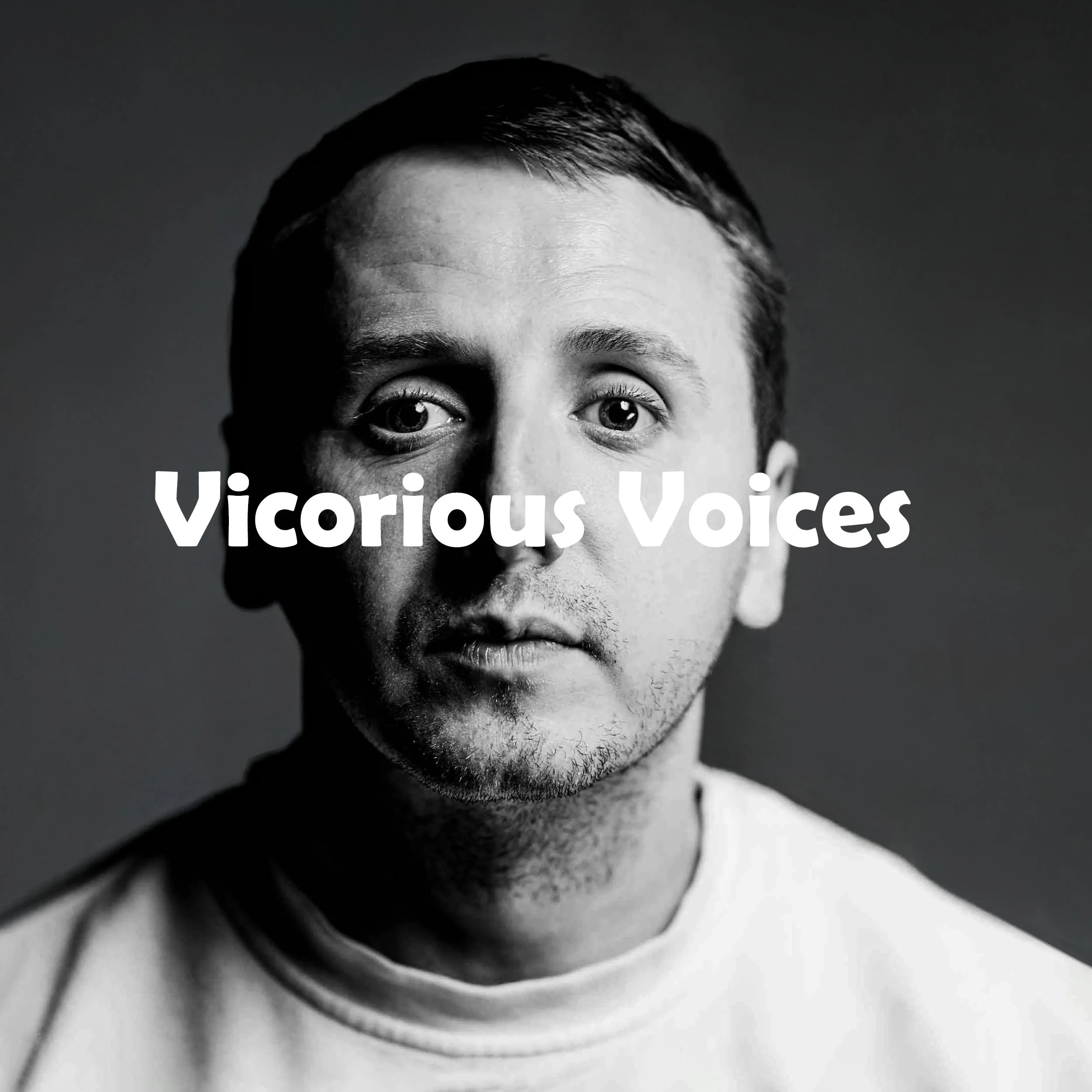 This black and white portrait is part of Victorious Voices, a survivor-led photography project using portraiture to challenge silence and create public visibility for survivors of child sexual abuse. The image forms part of an ongoing body of documen