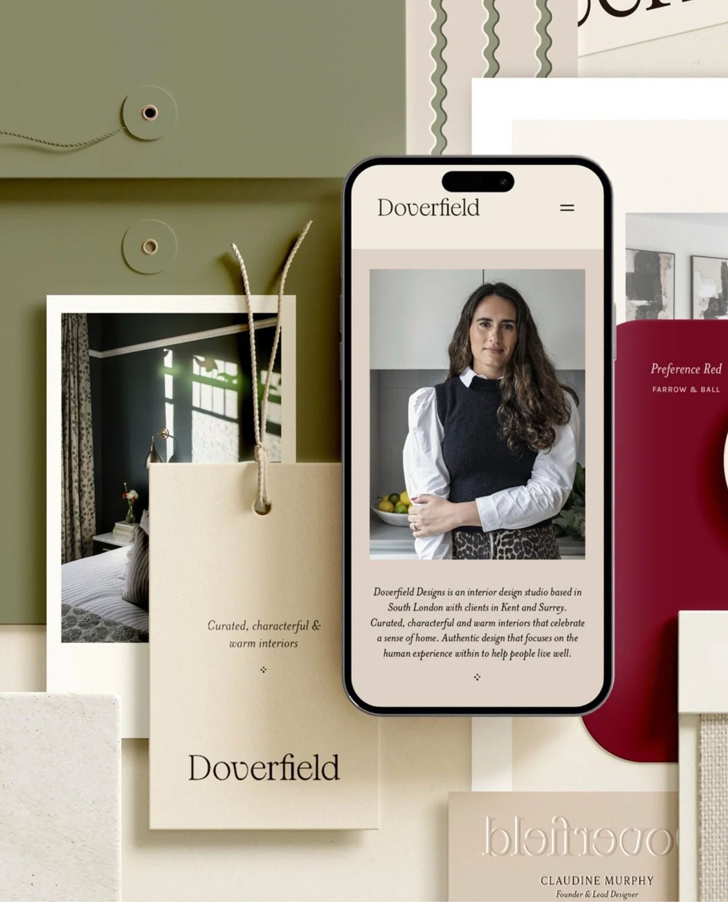 Doverfield is a Tunbridge Wells based interior design studio creating beautifully original homes made for living.

We crafted a brand strategy, brand identity and website for Doverfield with a brief that encouraged connection, warmth and a &lsquo;per
