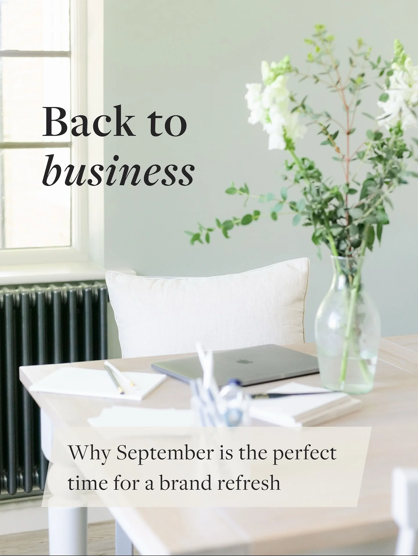 My first blog post is live: “Back to Business — Why September is the perfect time for a brand refresh”
Not a total rethink. Not a start from scratch.
Just small, thoughtful shifts that make your brand feel aligned again.
Inside t