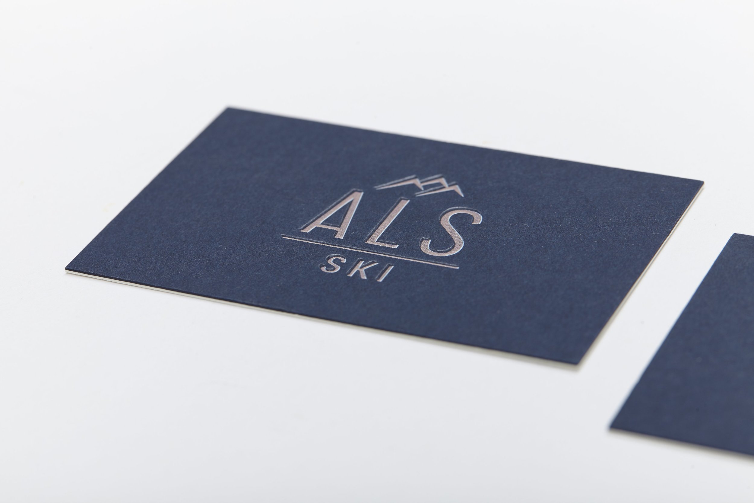 ALS Ski Logo Design by Isabel & Ink