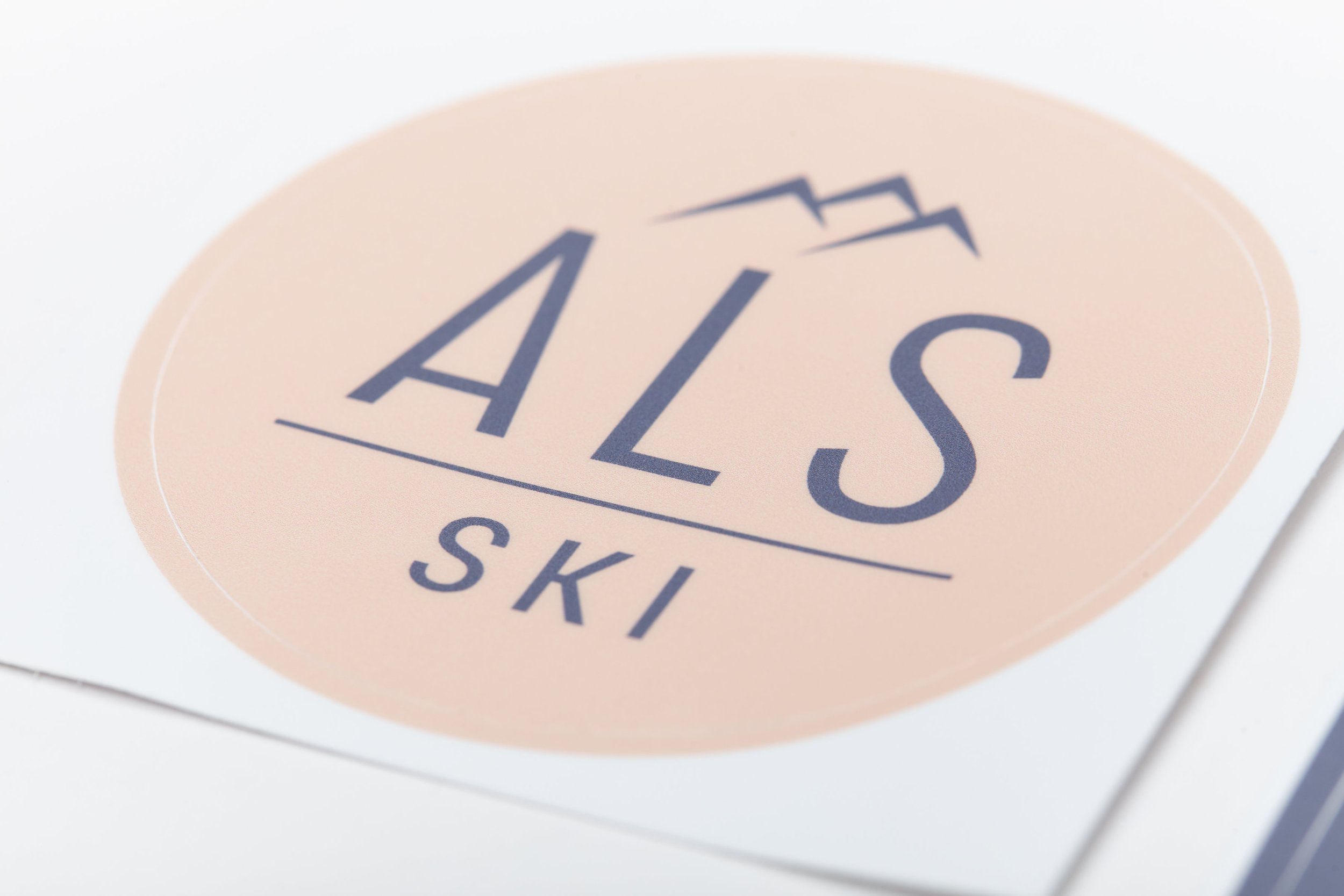 ALS Ski Logo Design by Isabel & Ink