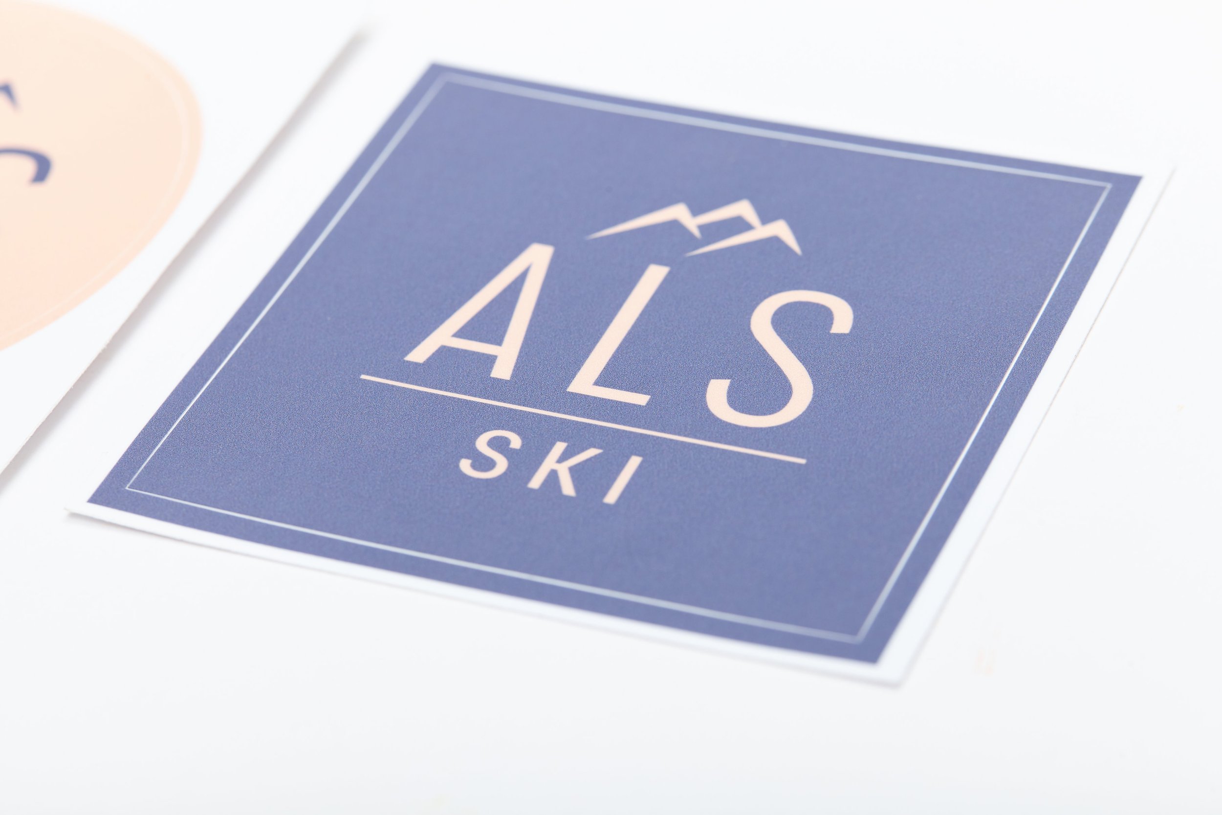 ALS Ski Logo Design by Isabel & Ink