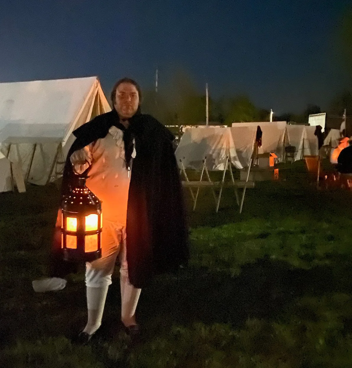 The Tender Chatham crew using a Guardroom Lantern.