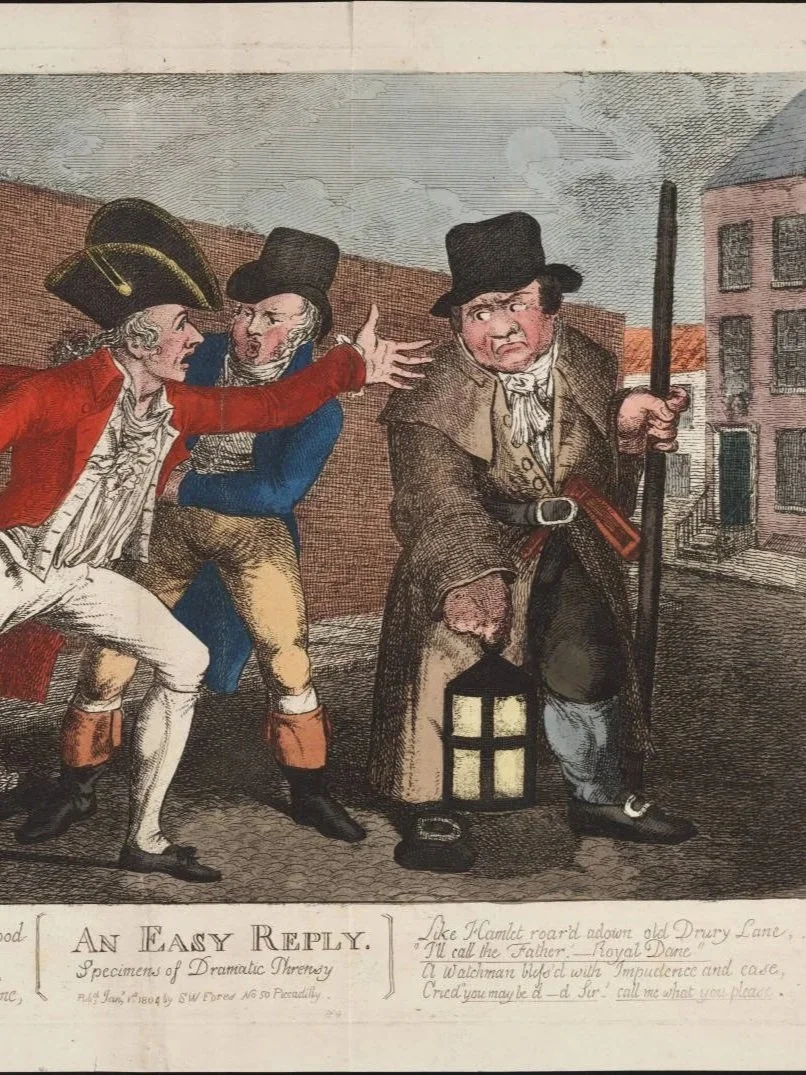 Detail, "As Easy Reply", Charles Williams, 1804, London. Lewis Walpole Library, call #804.01.01.03+.