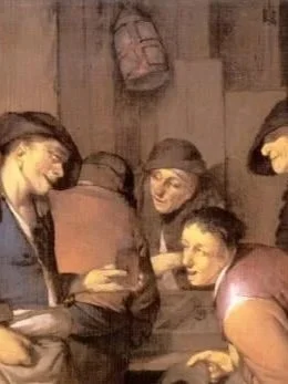 Detail. Ornelis Bega 1631 ( 1632-1664), Source unkown.