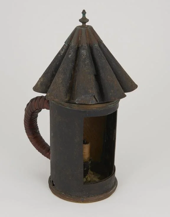 Italian 18th Century Hand Lantern, Iron and brass, V&A Museum.