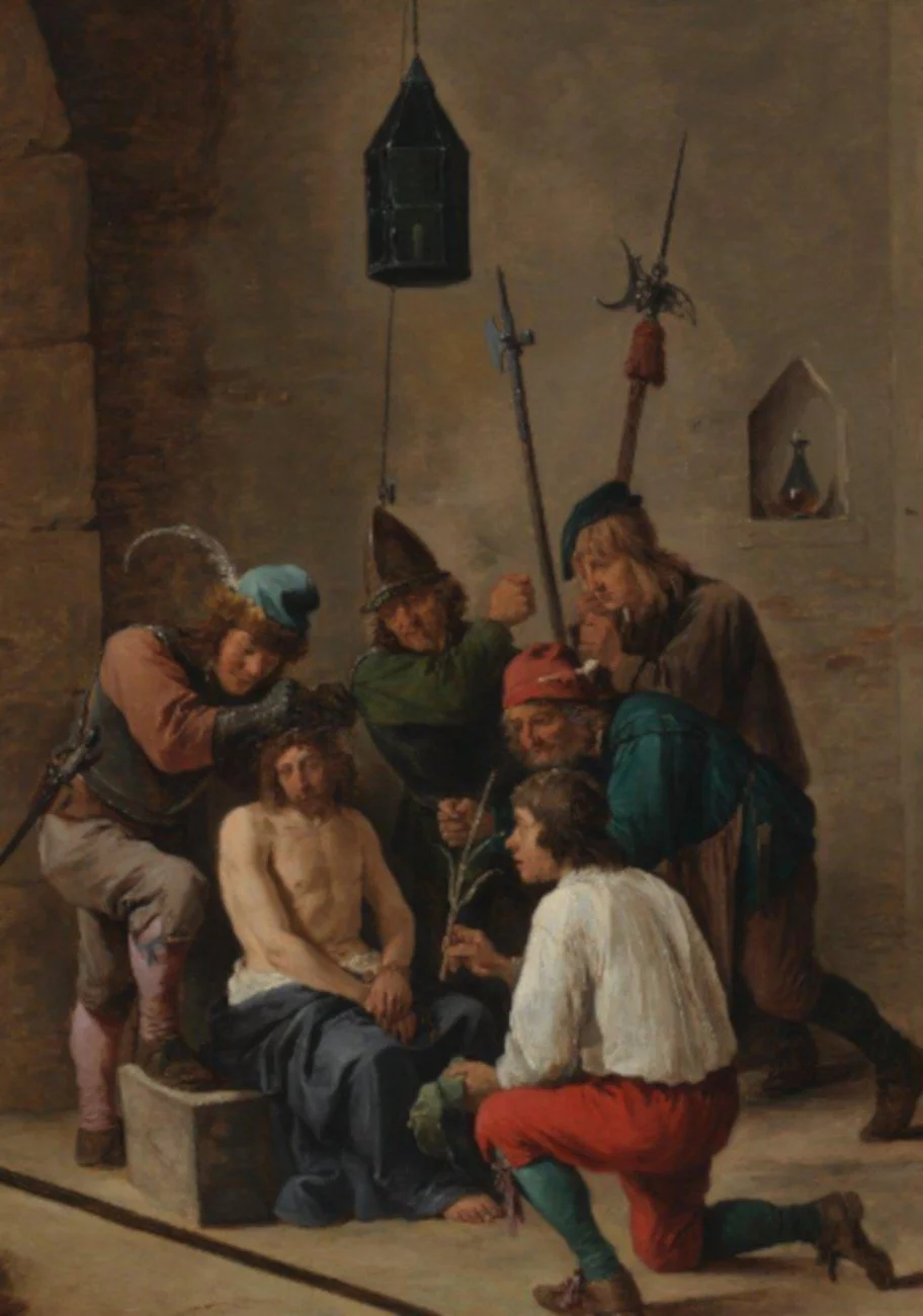 "Christ Crowned with Thorns", David Teniers The Younger, 1641. National Gallery, London England.
