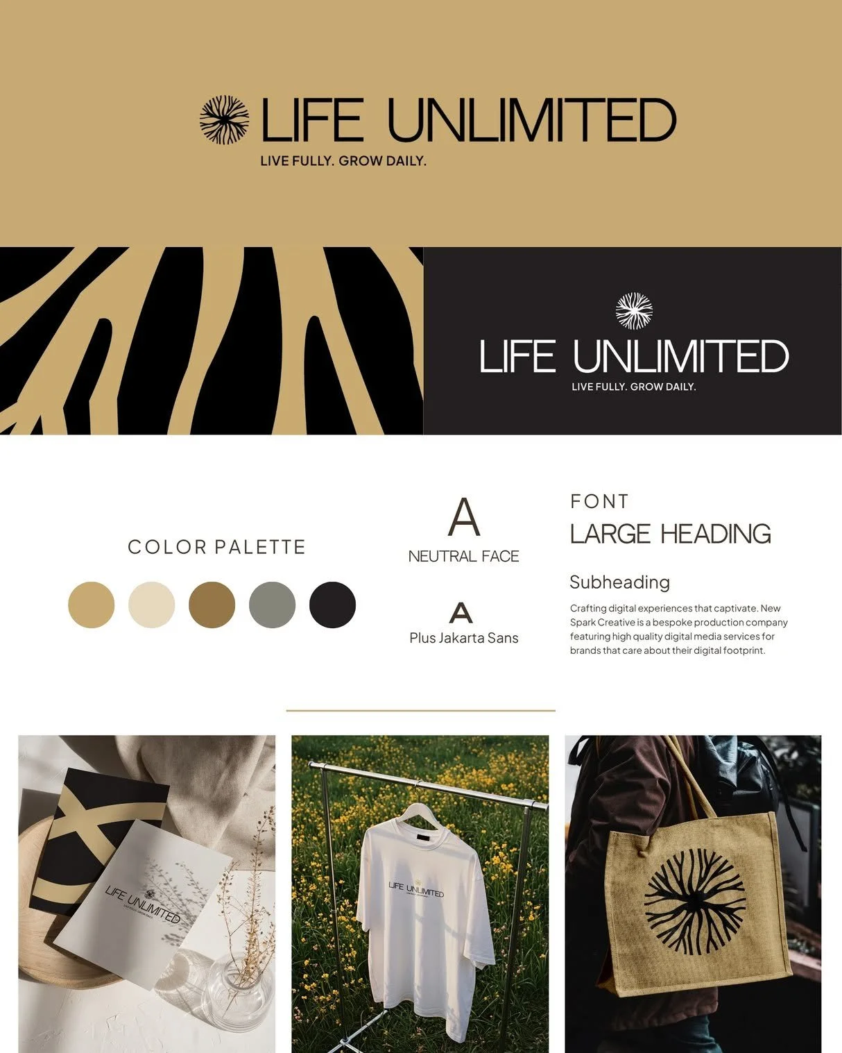 Brand Design for Life Unlimited.
Life Unlimited is a human development company and parent brand behind a portfolio of purpose-driven platforms that support whole-person transformation. We create transformative tools, frameworks, and experiences that 