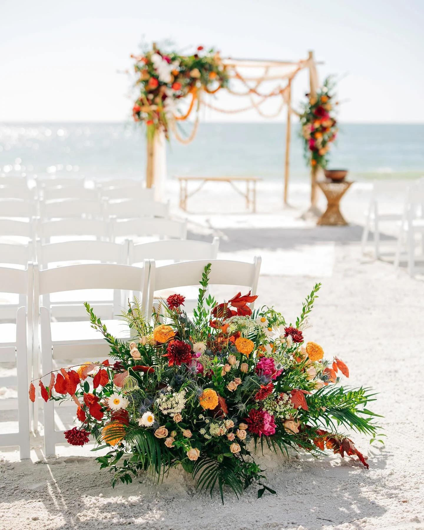 2025 goals &hellip; More weddings with gorgeous FL skies and vibrant colors! Happy New Year everyone! Photo:@samanthabrownartistry Venue:@weddingslongboatkeyclub Florist:@benevaweddings Tent/Lighting:@ustentrental Furniture Rentals:@sostaged Chair Re