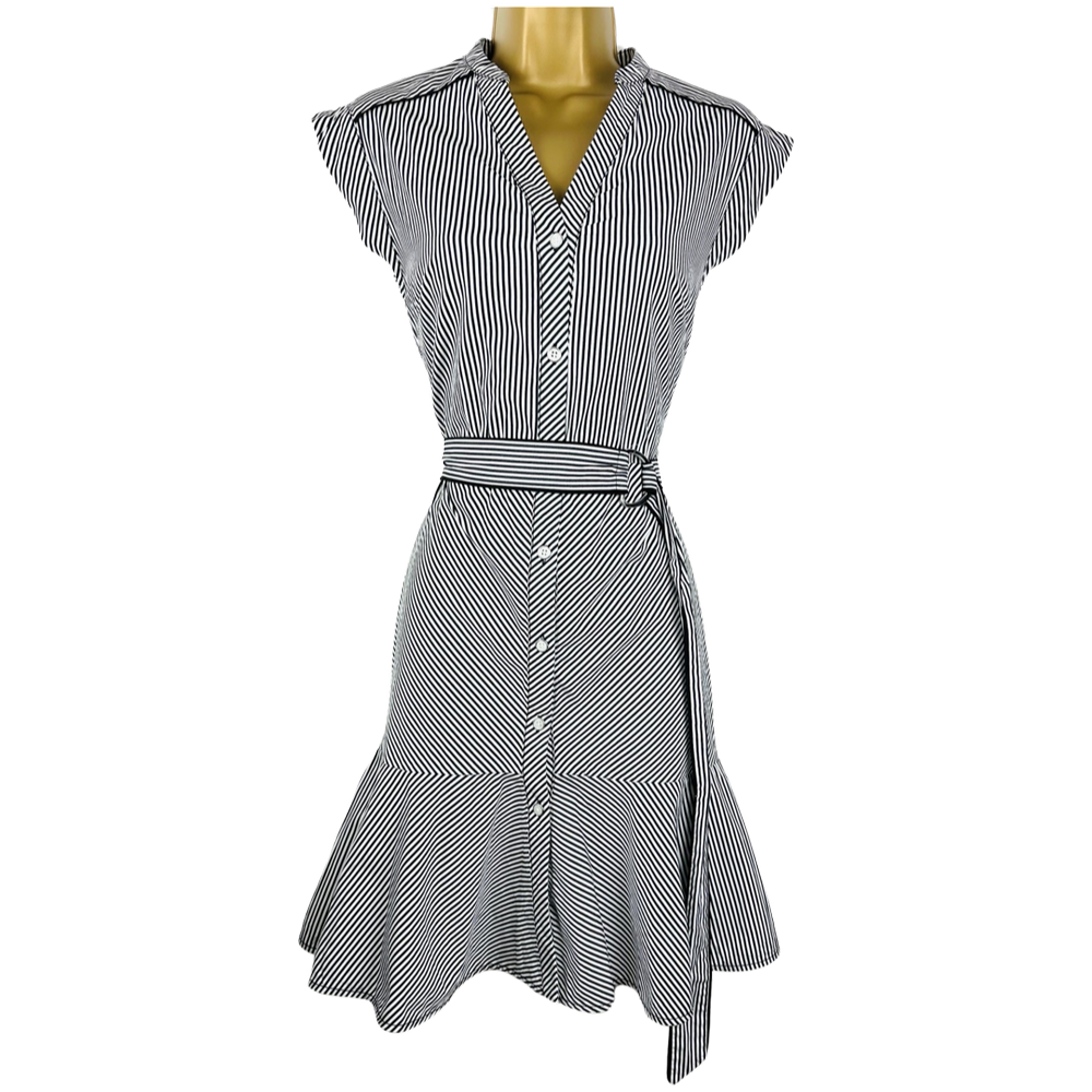 sachin and babi light blue dress Ivory KarenMillen Tall Pleated Long Sleeve Woven Mini Dress