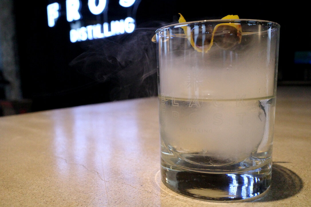 Have you been thinking about trying whiskey from Black Frost? Join us as we introduce our brand new winter cocktail menu featuring the &quot;Jack Frost&quot;. A smoked, clear, old fashioned made with un-aged Black Frost rye malt whiskey. 

#northerng
