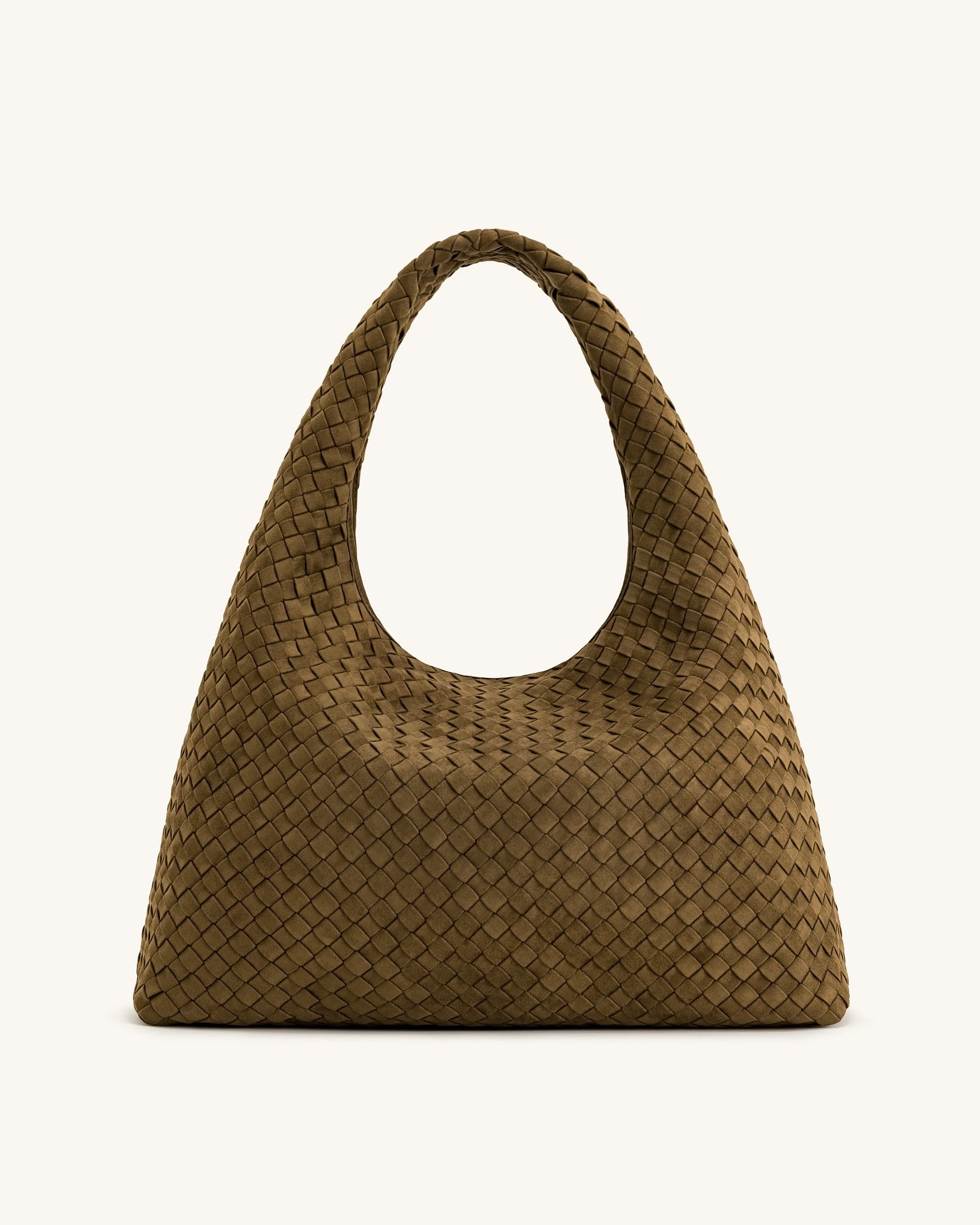 JW Pei Faux Suede Slouchy Tote