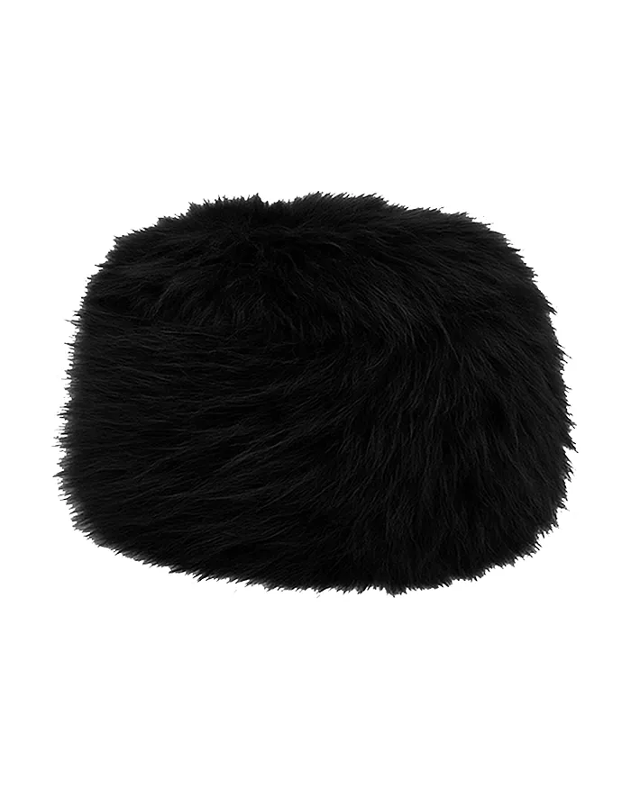 Apparis Faux Fur Pillbox Hat