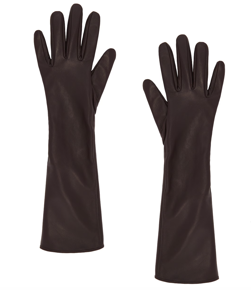 Bronx and Banco Faux Leather Long Gloves