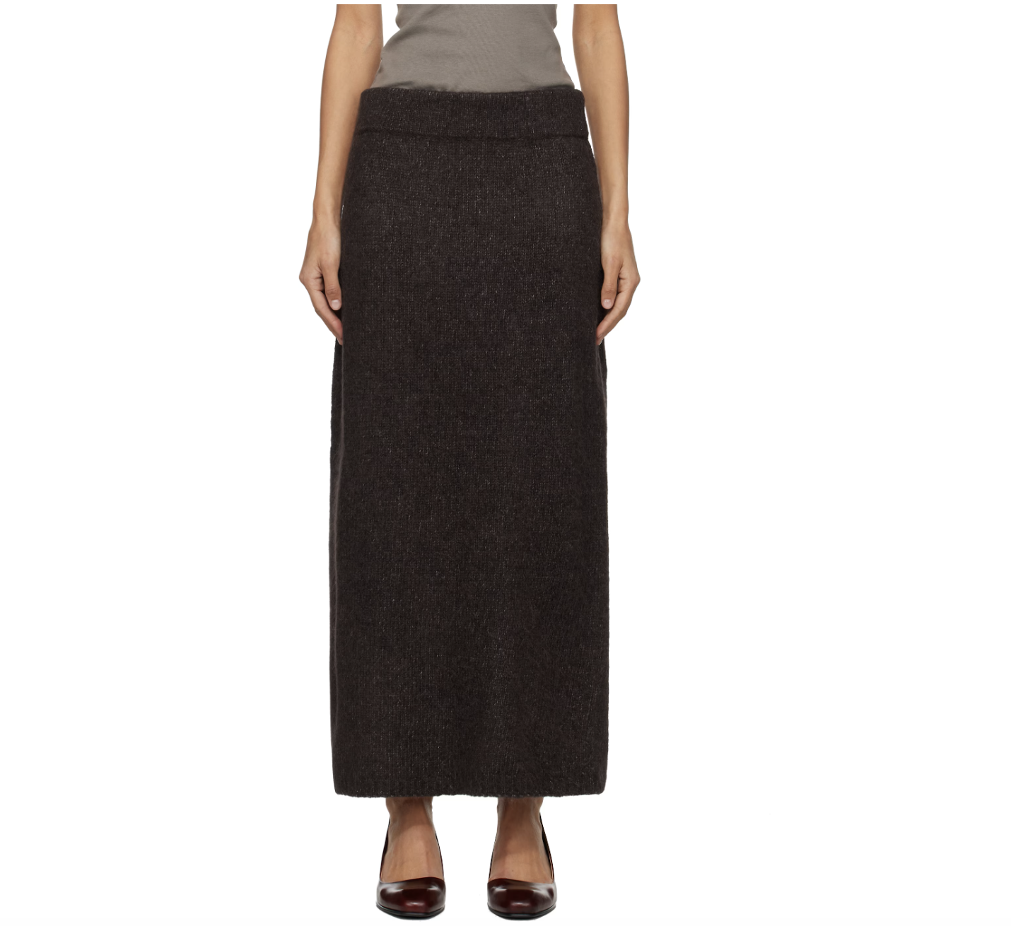 Lauren Manoogian Brown Loft Pencil Skirt
