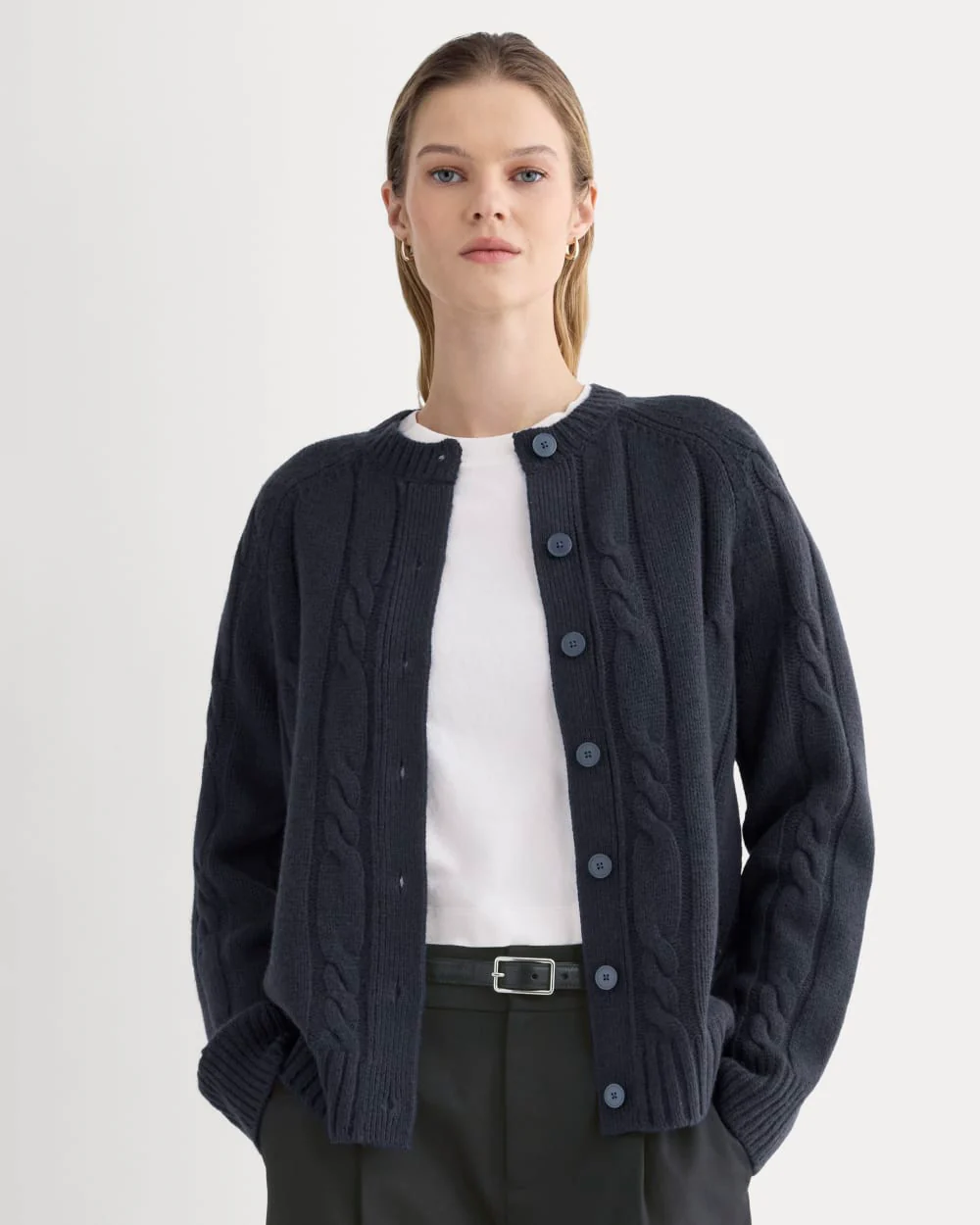 Everlane Cable Cardigan