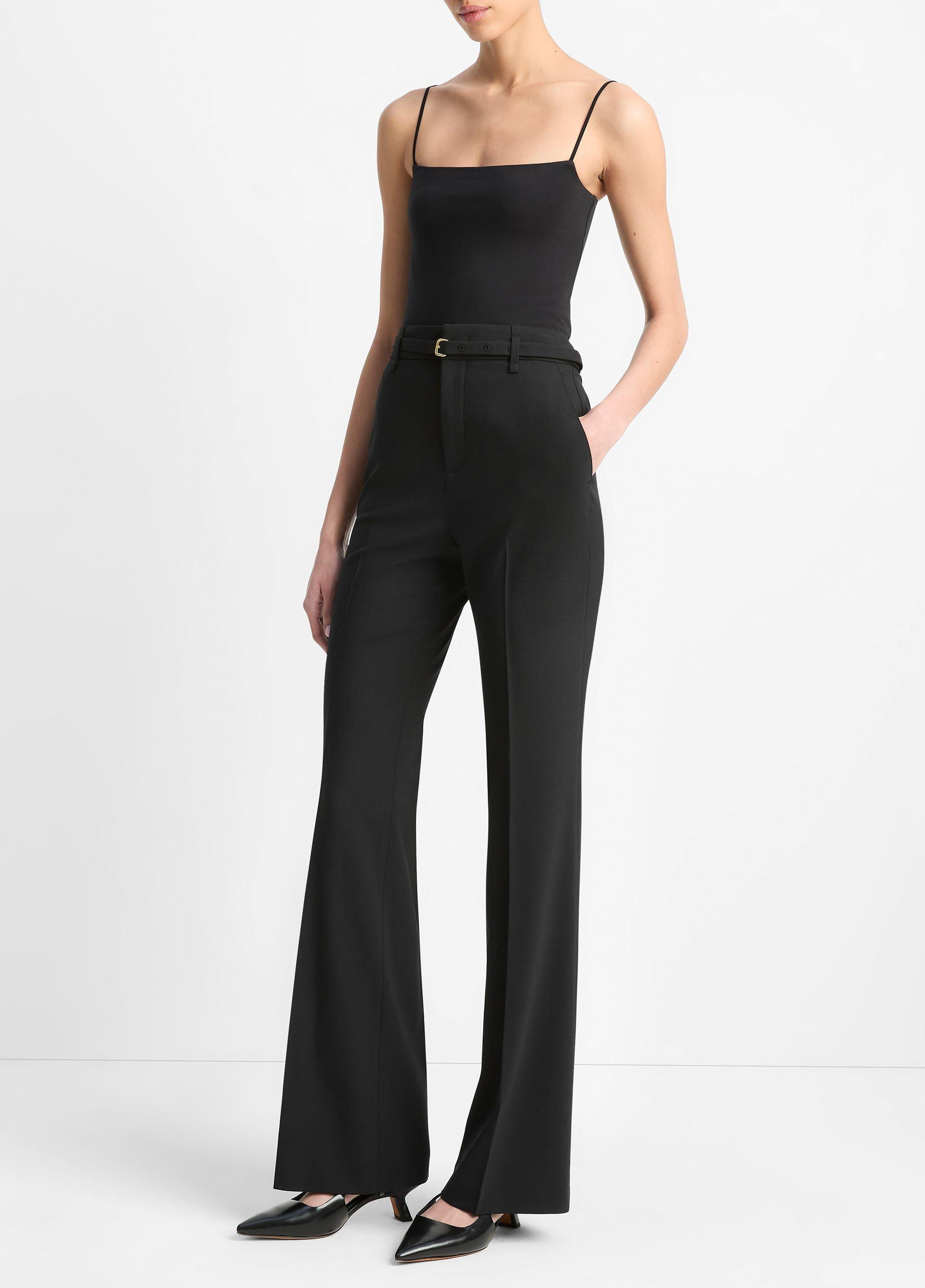 Vince Belted Flare Trouser
