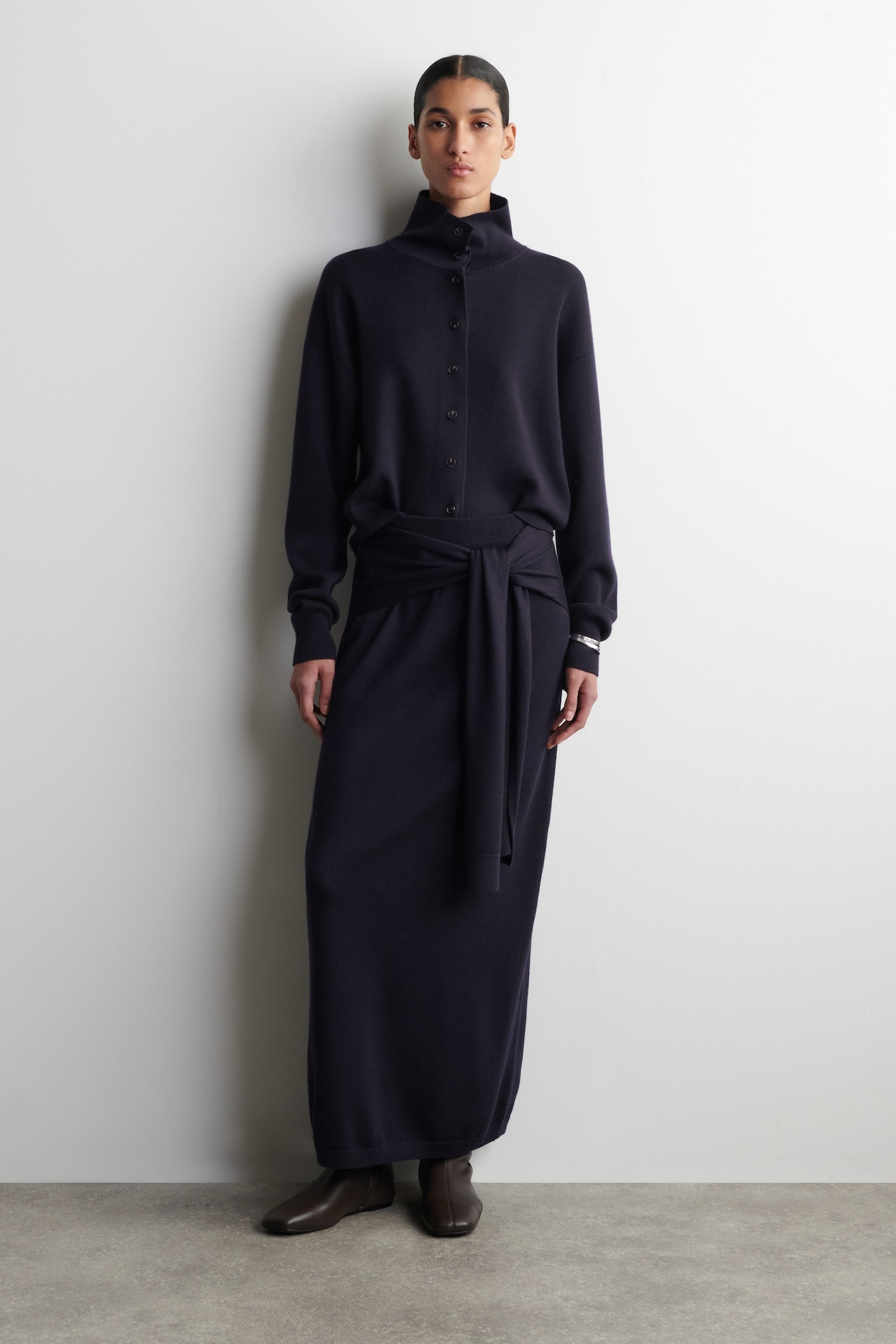 Cos Tie-Waist Merino Wool Skirt | $199