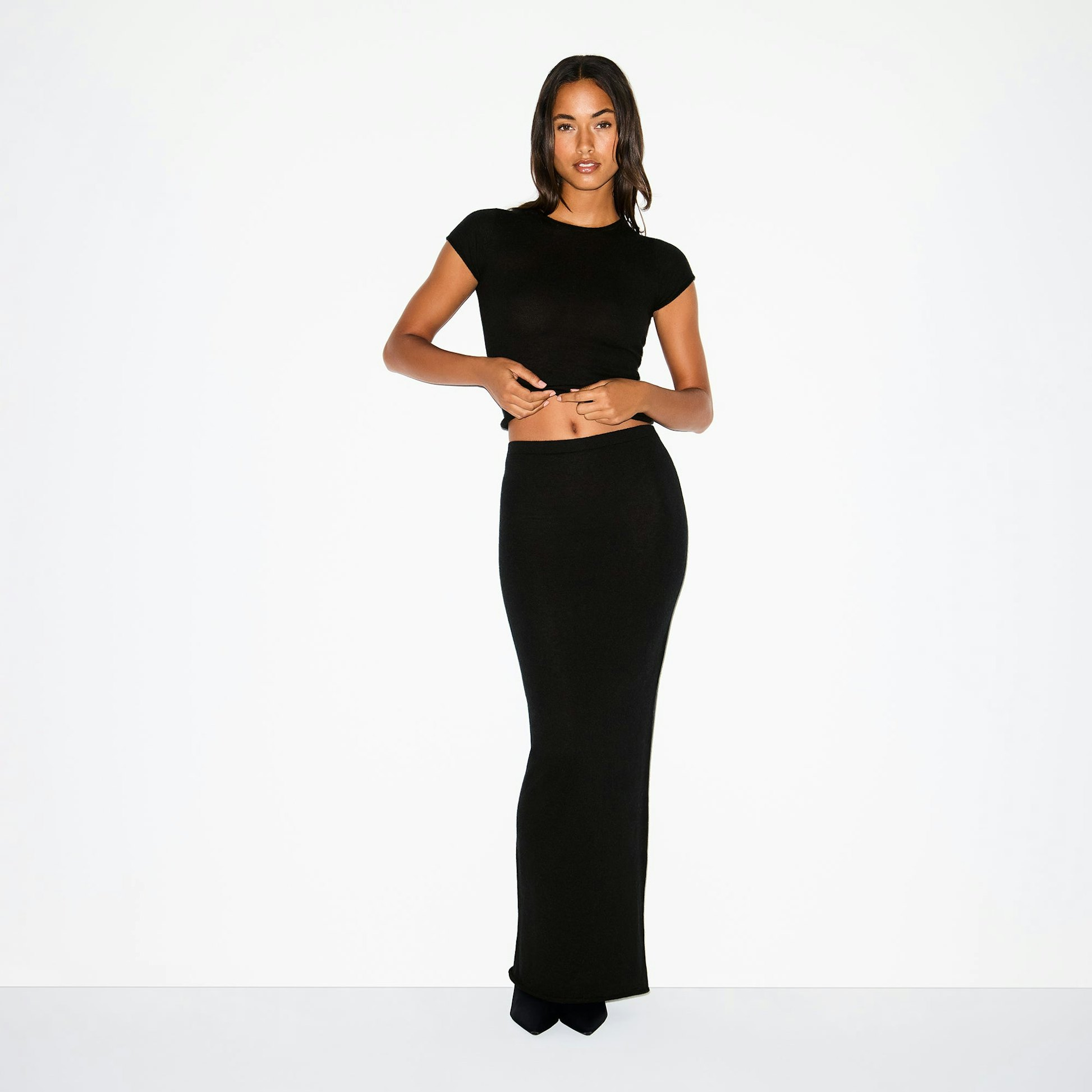 Skims Featherweight Cashmere Skirt | $118