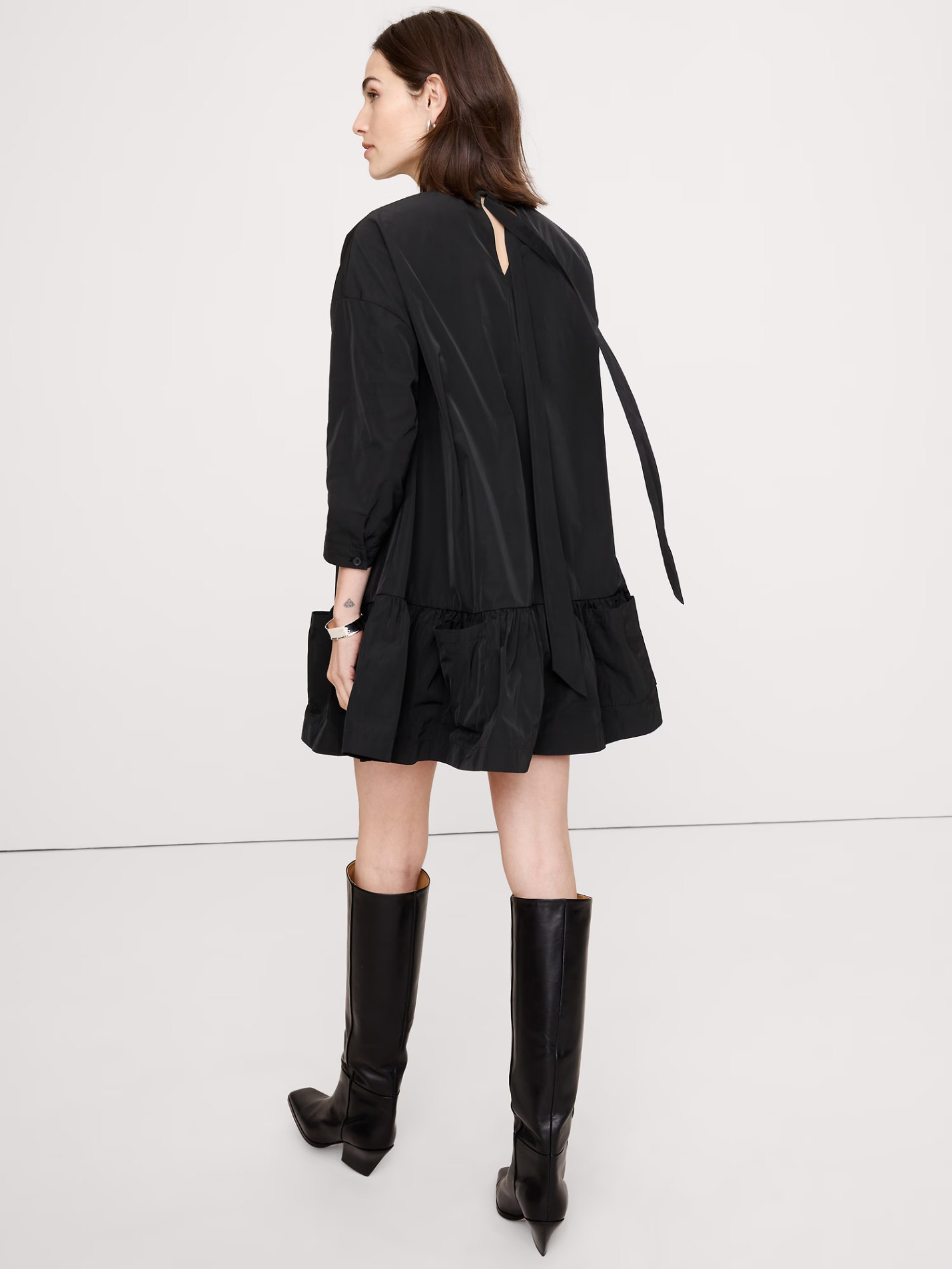 Taffeta Mini Dress | Was: $150, Now: $96