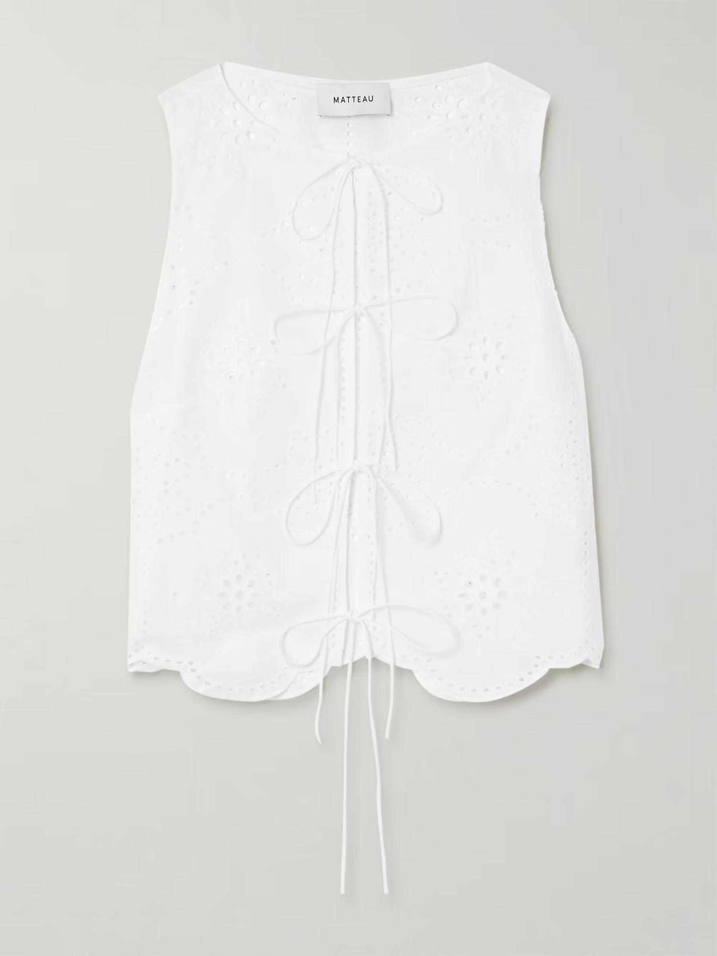 Matteau Scalloped Cotton Top | $400