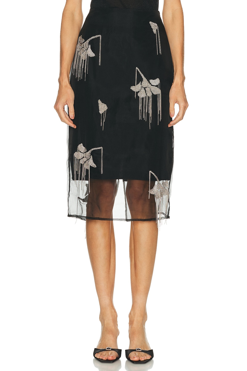 Rohe Embellished Tulip Skirt | $442