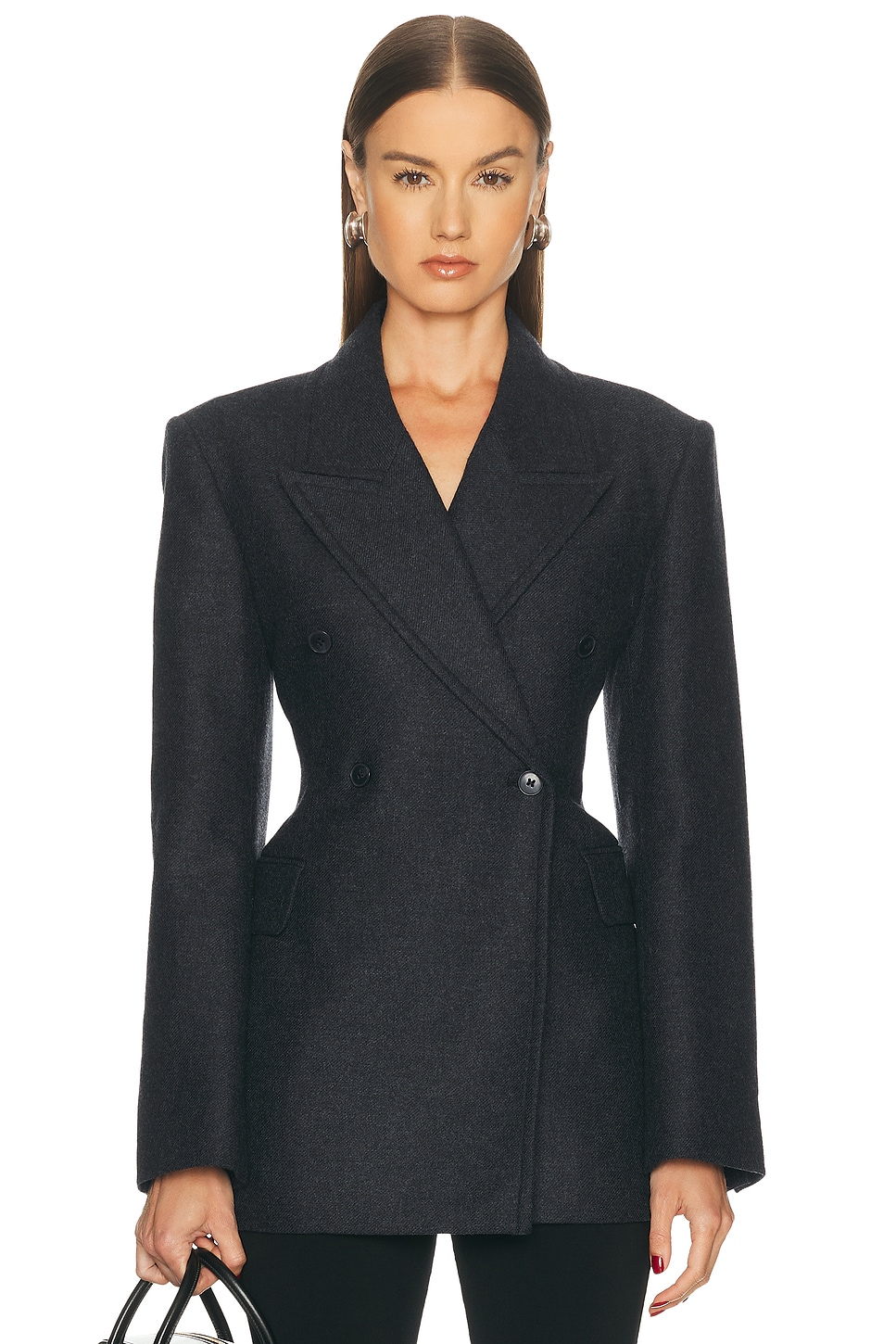 Eaves Hulda Wool Flannel Blazer | $479