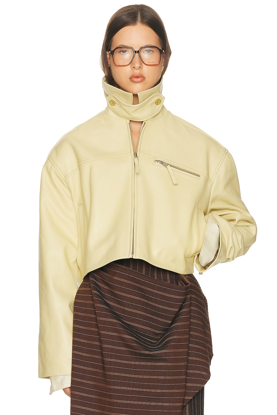 Helsa The 90s Leather Jacket | $689