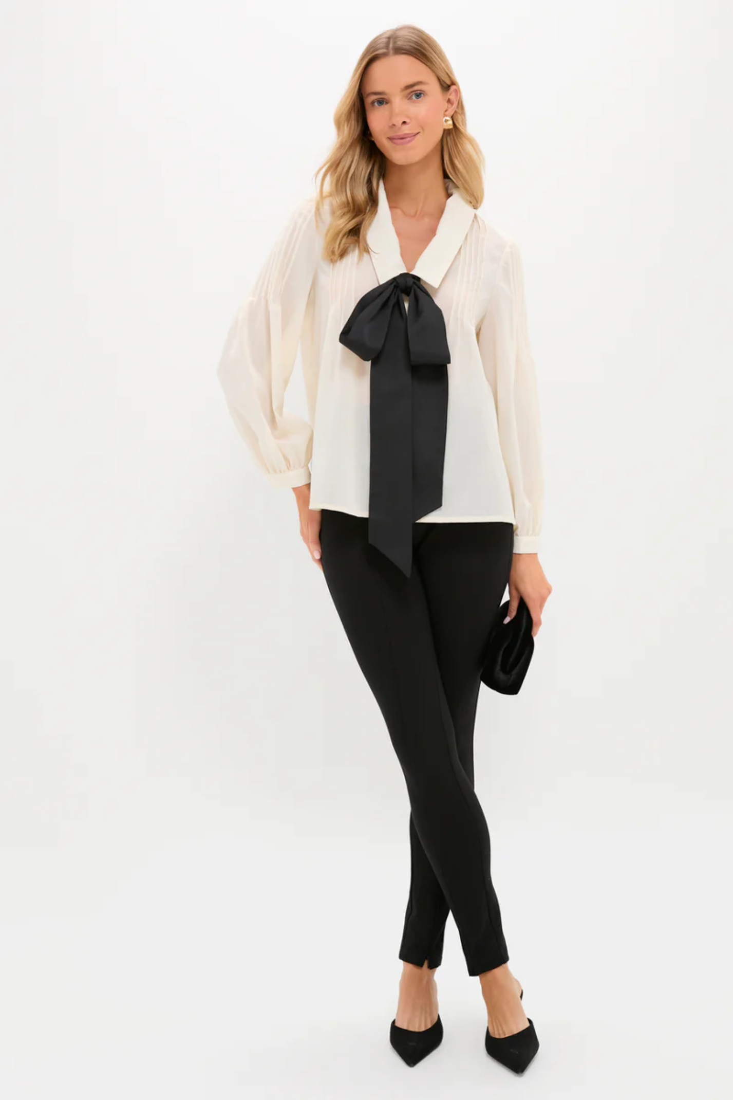 Tuckernuck Sheer Bow Blouse | $248