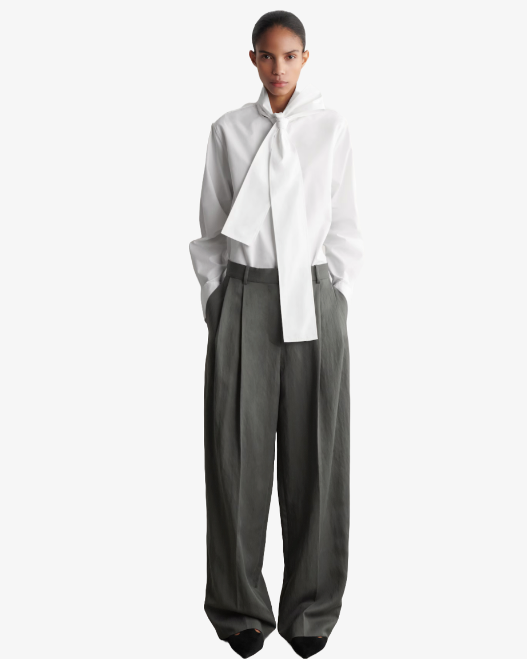 Cos Relaxed Fluid Wide-Leg Trouser | $139