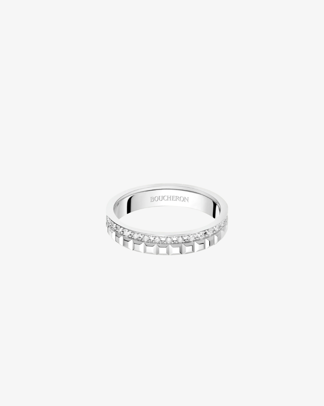 Boucheron White Gold Quatre Diamond Ring