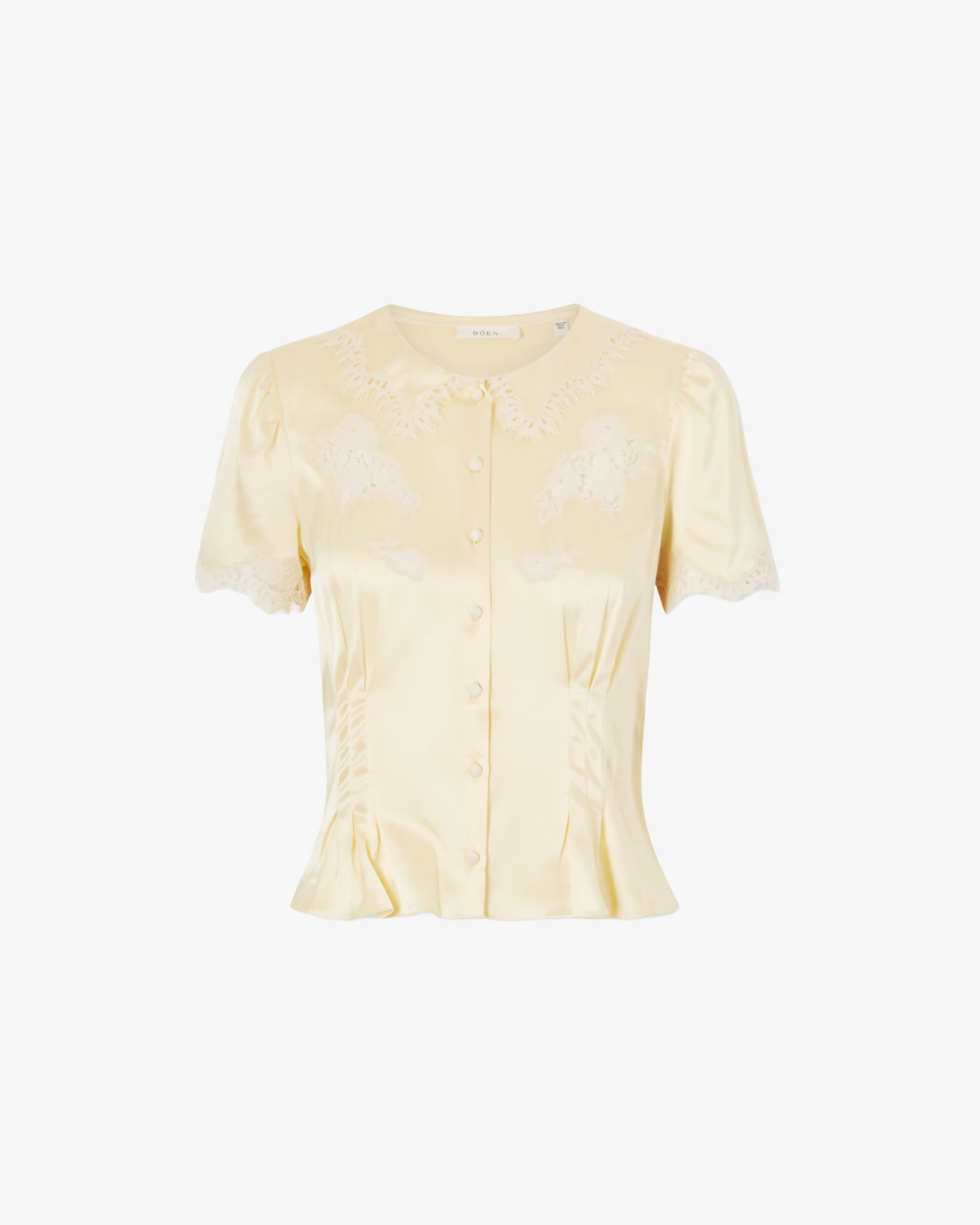 Dôen Yvette Lace-Trimmed Blouse | $370