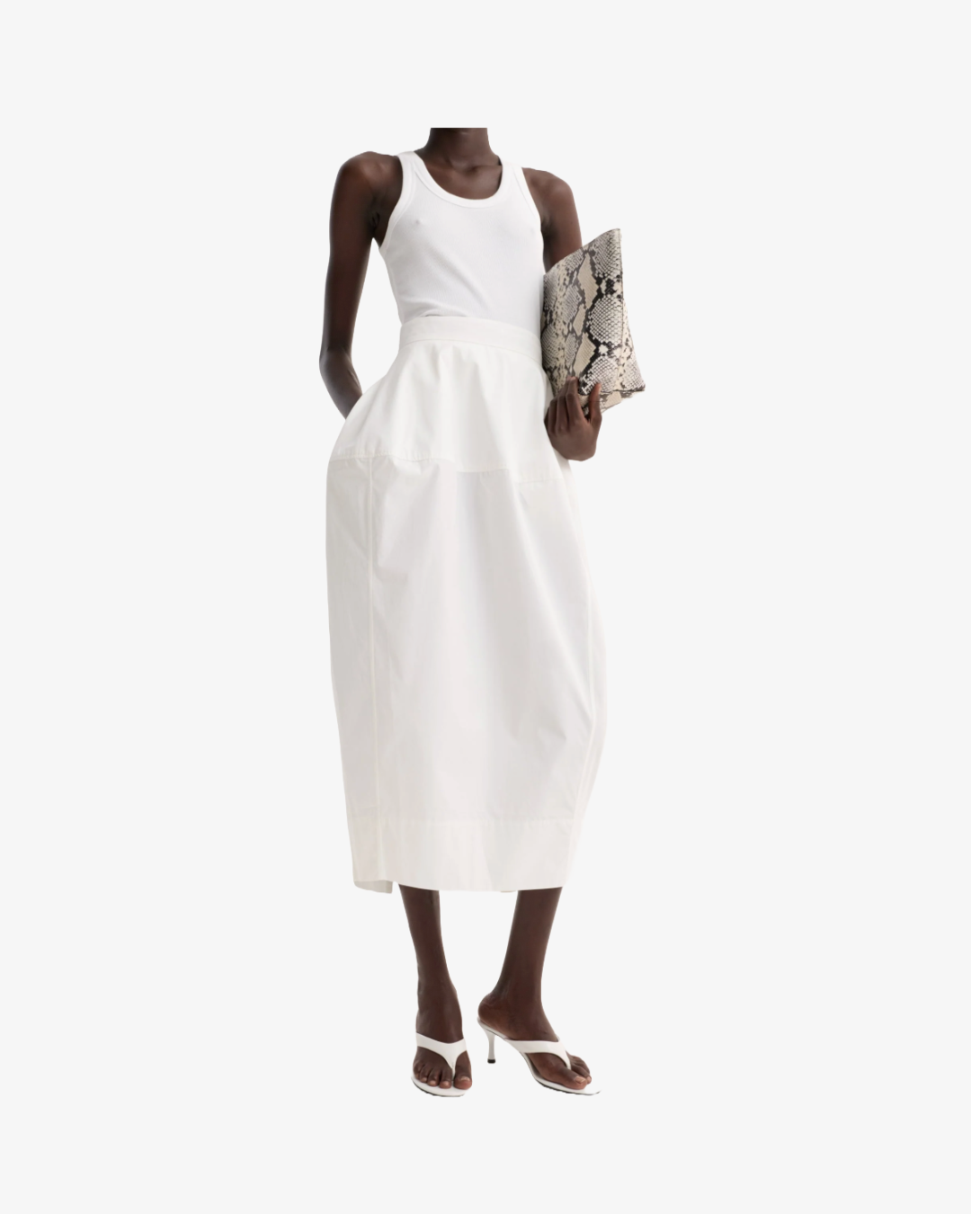 Róhe Sculptural Poplin Skirt | $660