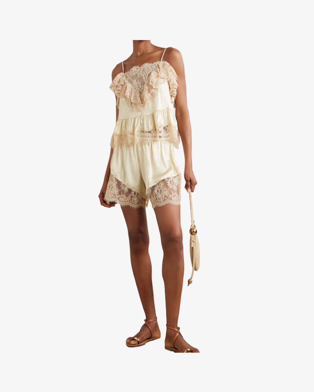 Sea Ethel Lace-Trimmed Shorts | $325