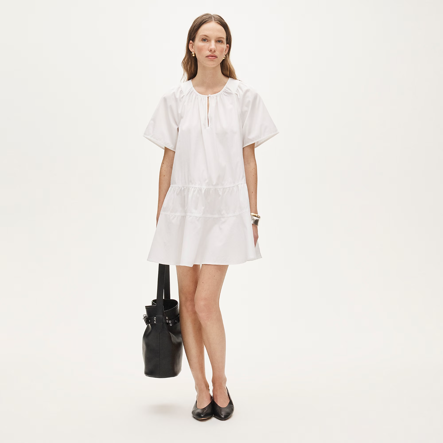 Tiered Popover Dress