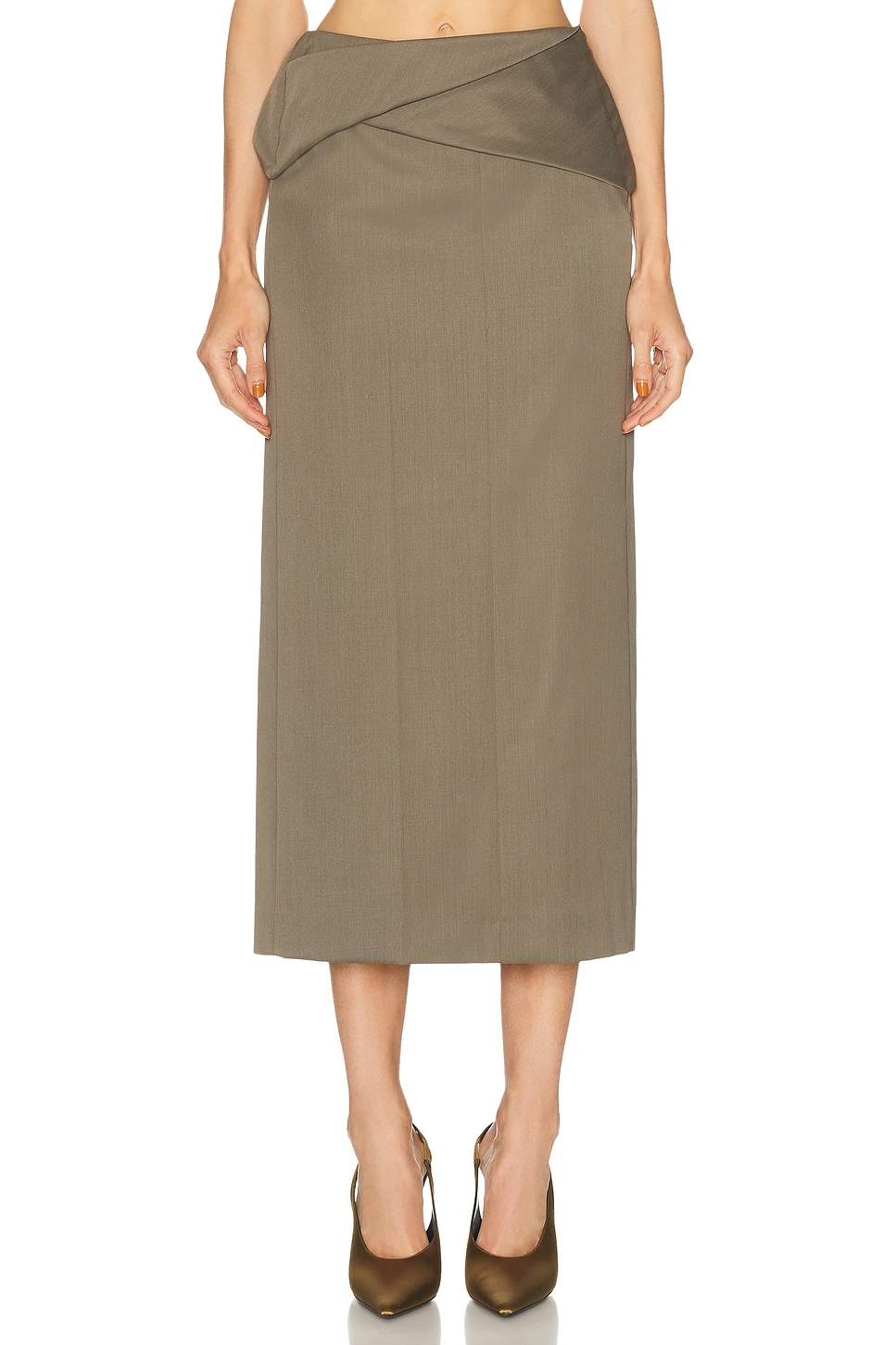 Victoria Beckham Wrap Detail Skirt