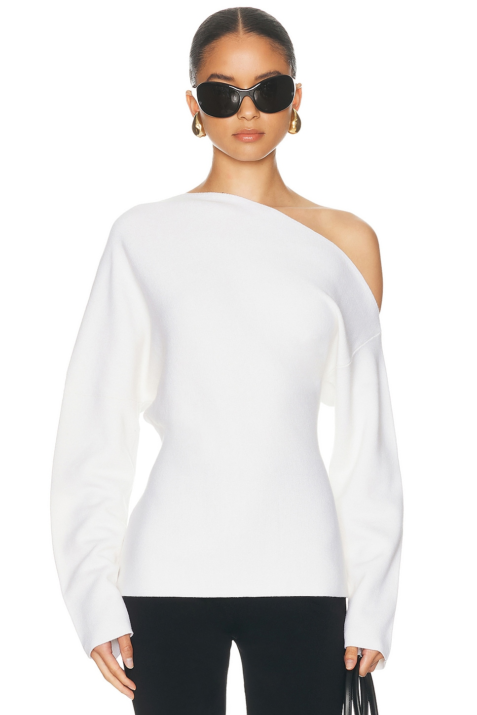 Eaves Rachelle Draped Knit Top