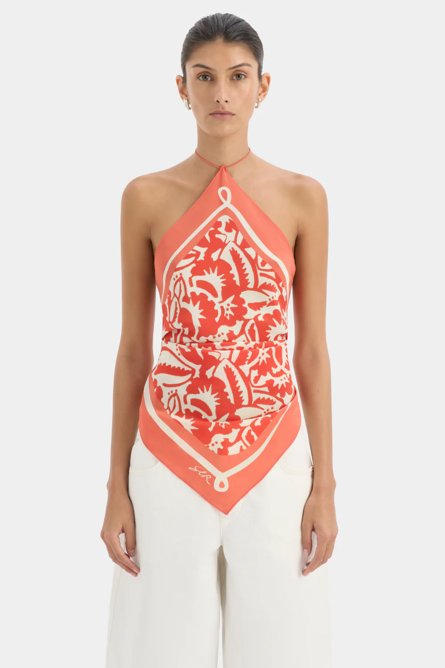 Sir. Palmera Scarf Top | $190
