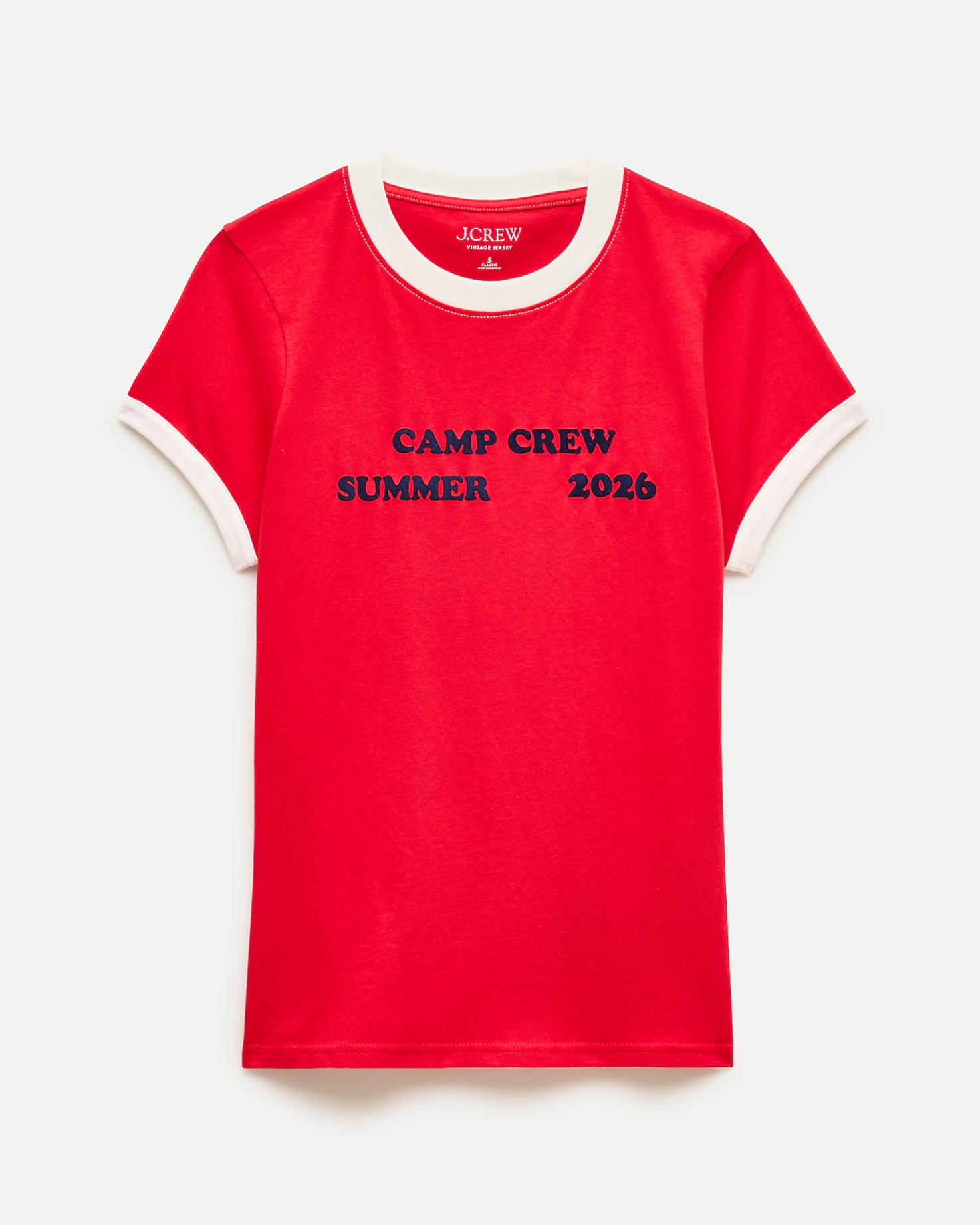 J.Crew Camp Crew Ringer T-Shirt | $55