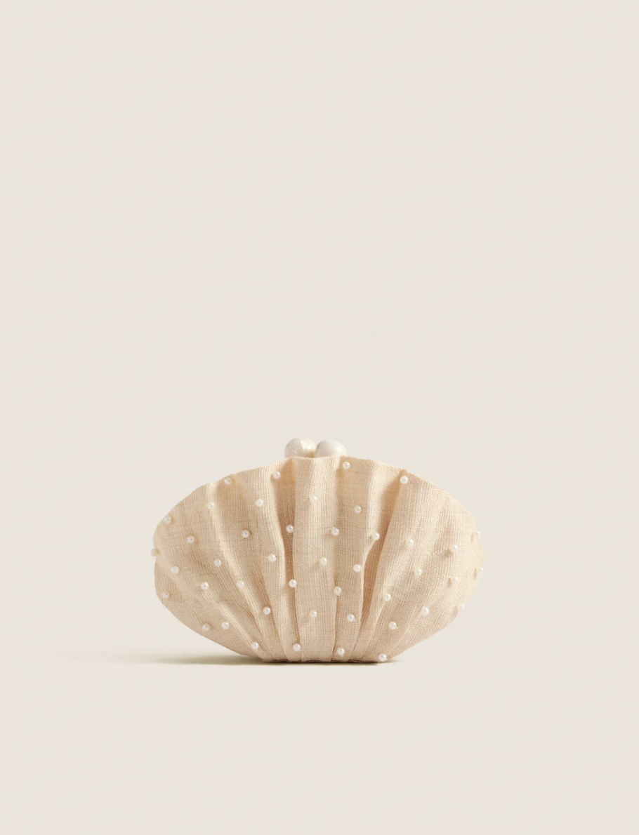 Tuckernuck Poolside Scallop Clutch | $365