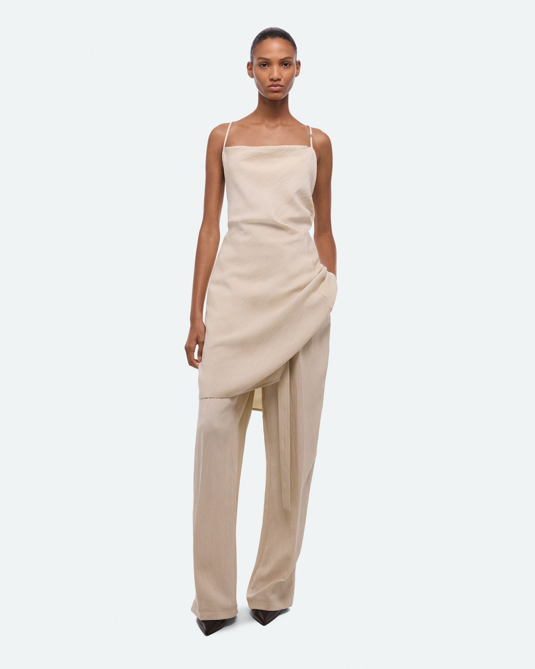 Helmut Lang Knot Slip Dress | $298
