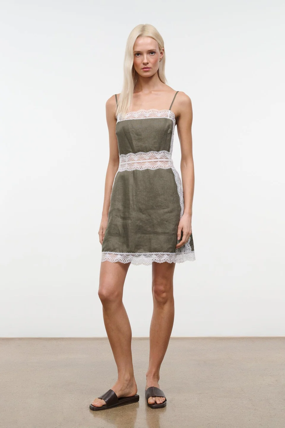 Staud Amalina Linen Mini Dress | $375