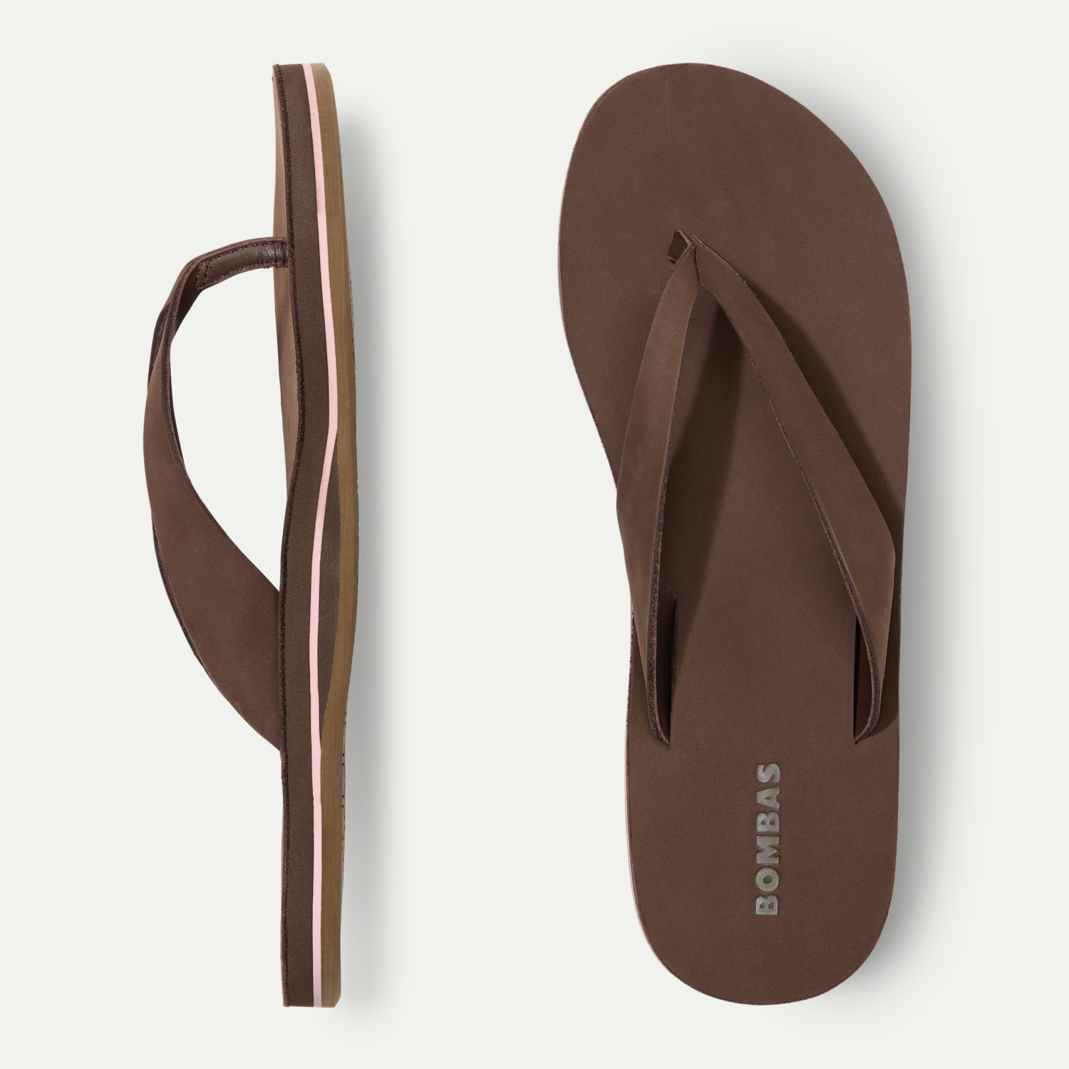 Bombas Brown Flip Flops