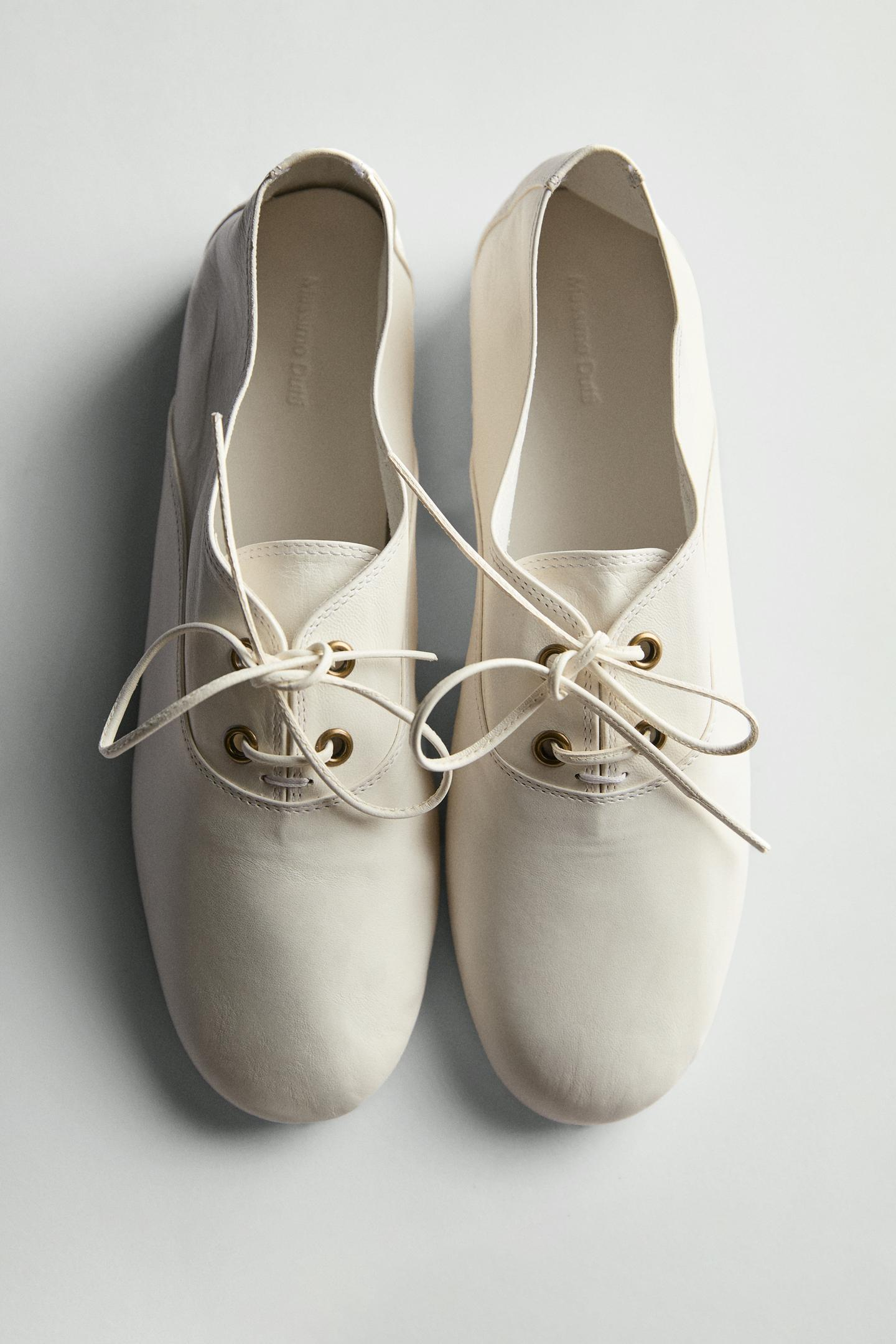 Massimo Dutti Soft Leather Lace-Up Shoes | $220 