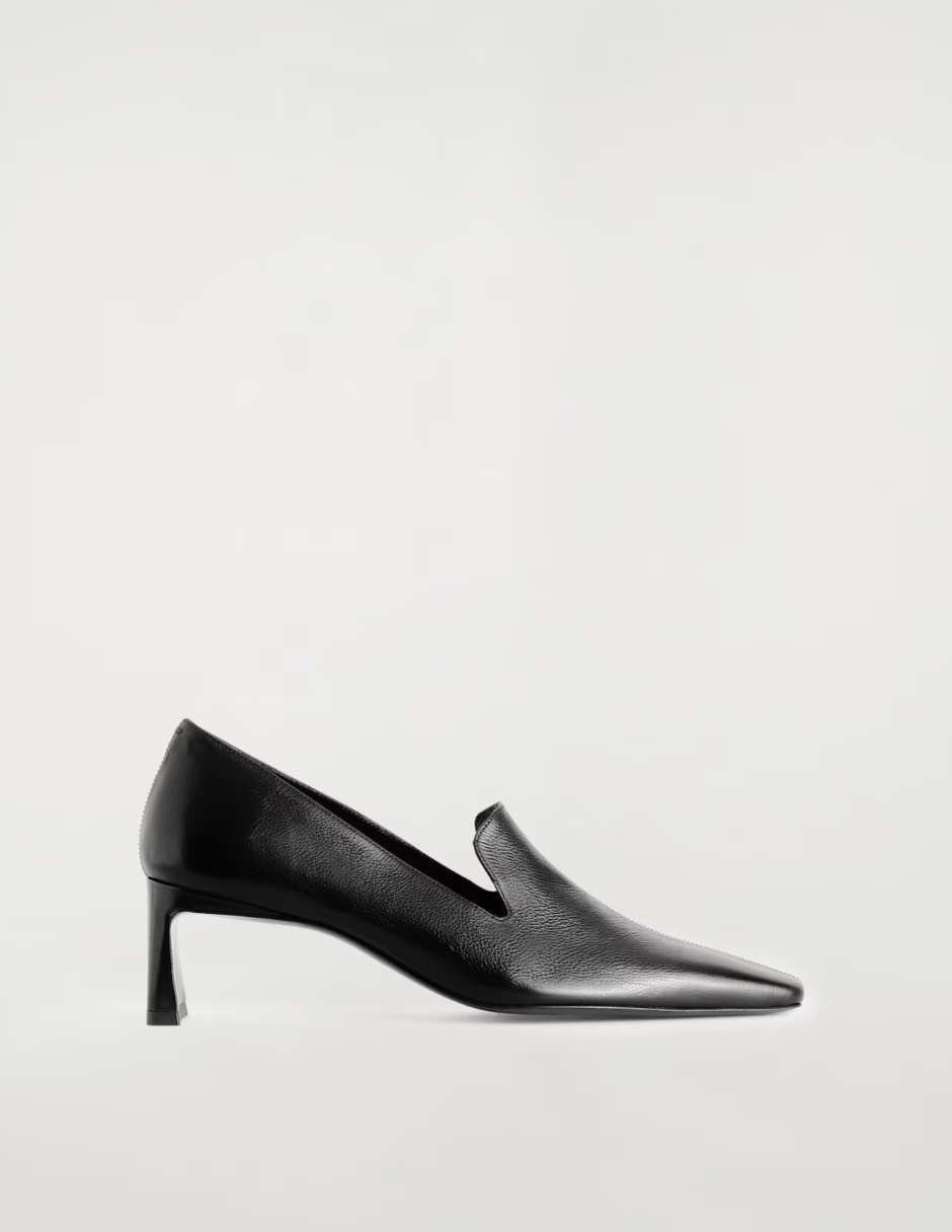 Cos Angular Heeled Loafers | $199 