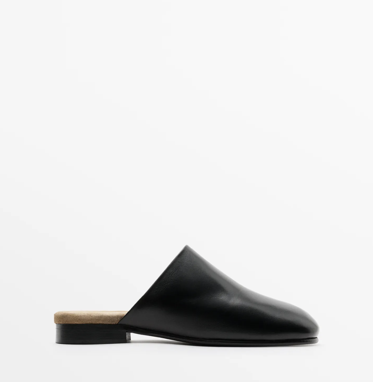 Massimo Dutti Soft Leather Mule | $200